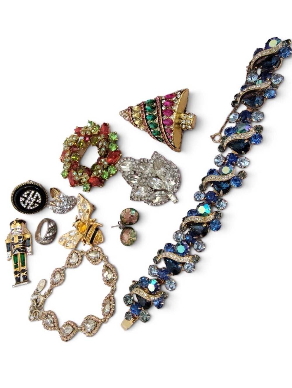 Swarovski Heidi Daus Weiss Monet Vintage Jewelry REPAIR LOT